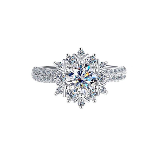Amato Jewels 100% Authentic 1 carat Moissanite silver ring with GRA certificate, one moissanite one certificate and is laser inscription on the girdle