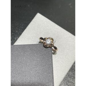 Amato Jewels, premium brass ring with 5A cubic zirconia