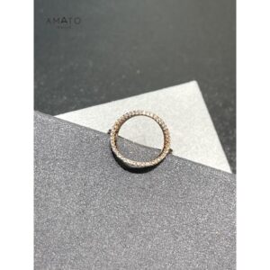 Amato Jewels, premium brass ring with 5A cubic zirconia