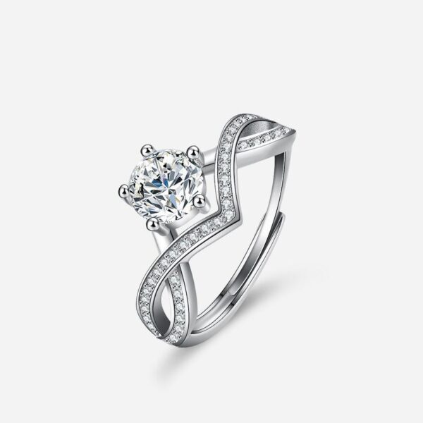 Amato Jewels 100% Authentic 1 carat Moissanite fixed ring 925silver with GRA certificate, one Moissanite one certificate and is laser inscription on the girdle