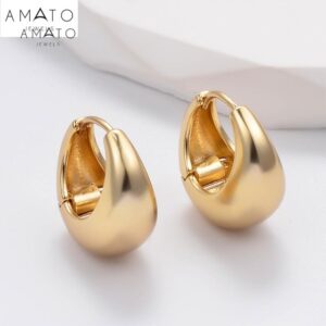 Premium earrings with gold plated