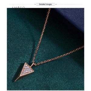 Amato Jewels. Premium brass pendant with 5A Cubic Zirconia