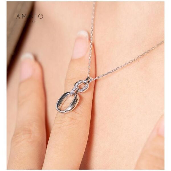 Amato Jewels, Premium brass pendant with 5A cubic zircon ia