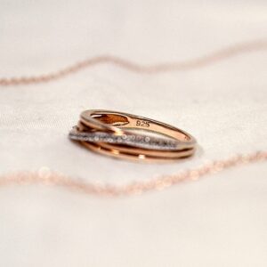 Rose Gold Plated Brass