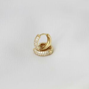 White Gold Plated Brass