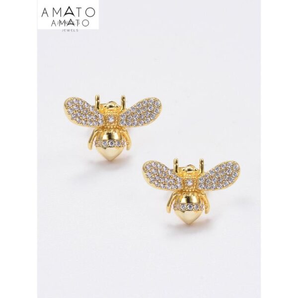 Amato Premium Earrings gold plated Hoop